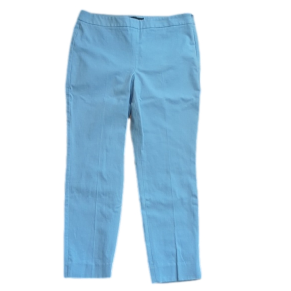 Talbots Chatham Ankle pants 8P 8 petite light blue